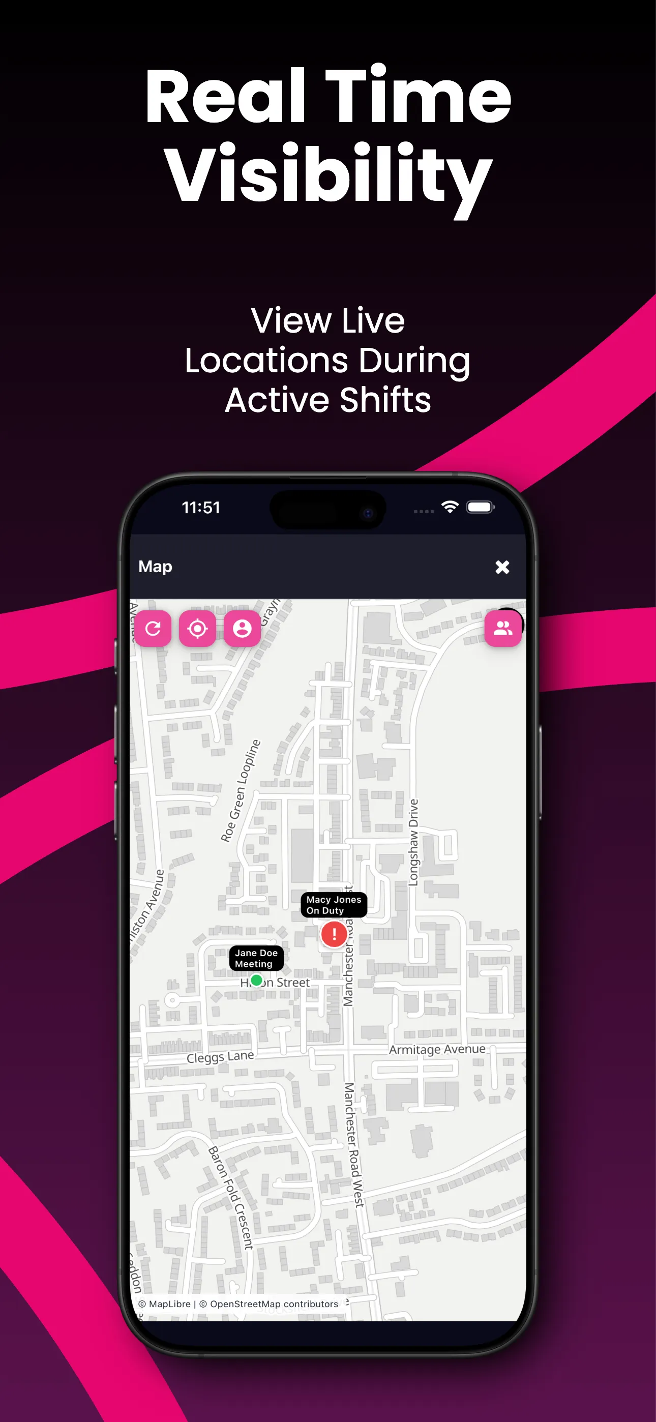 LoneConnect app on phone